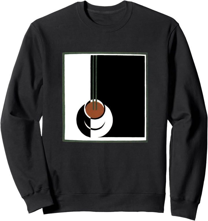 Tasse Kaffee im Art-Deco-Stil Sweatshirt