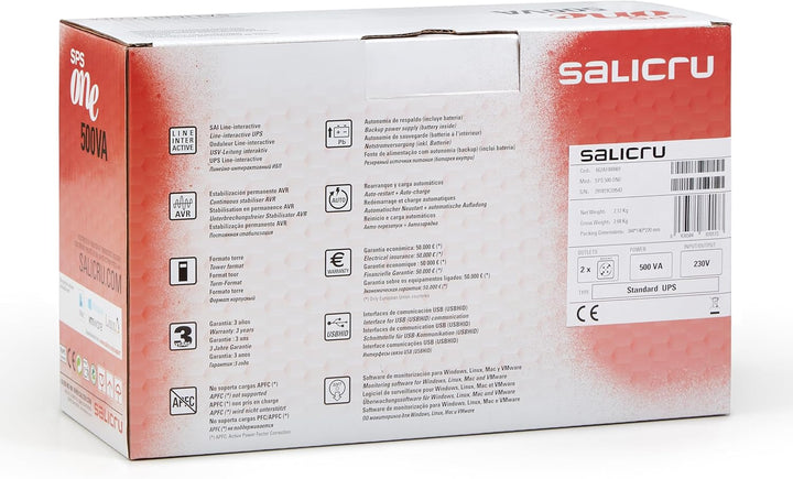 USV Salicru SPS ONE 500 VA, 662AF000001