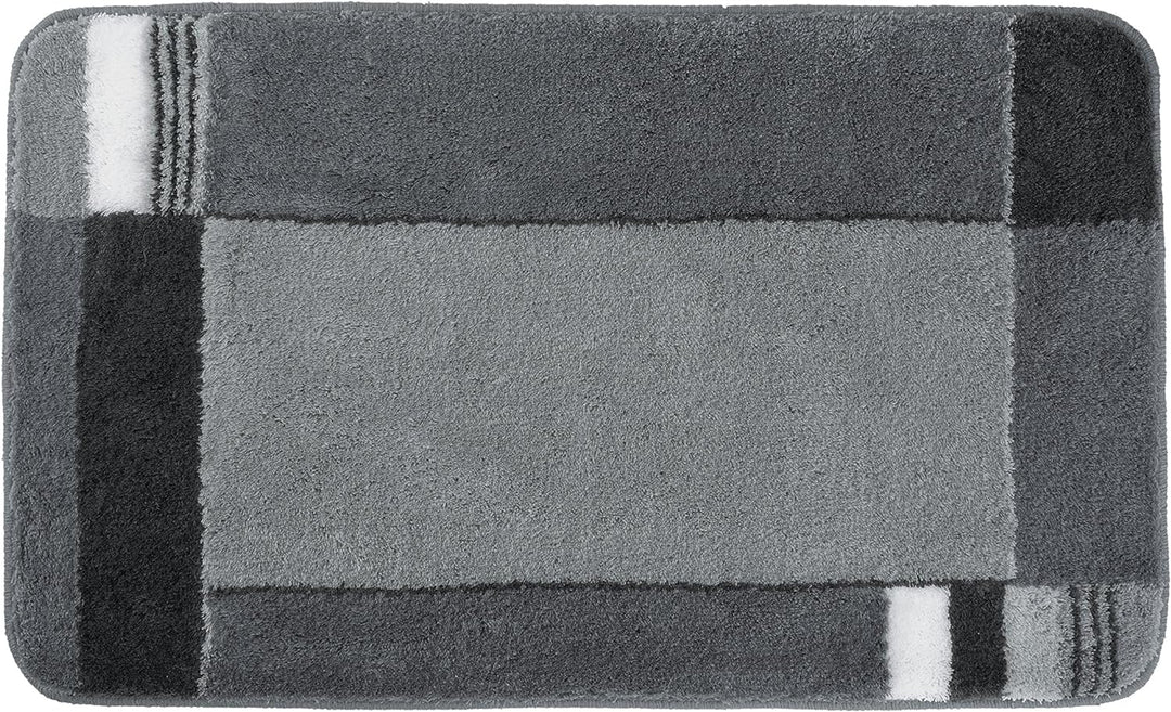 Kleine Wolke Badteppich Padova grau 50 x 65 cm Anthrazit 50 x 65 cm Single, Anthrazit 50 x 65 cm Sin