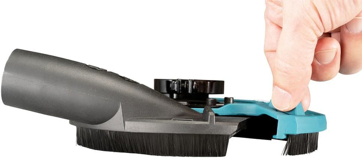 Makita Absaughaube 191W06-8 mit Diamant Schleiftopf 125 mm – Staubabsaughaube für Winkelschleifer –