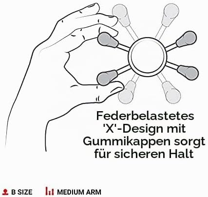 Ram-Mount RAP-B-166-UN7U Halterung für Personal Communication Universal Schwarz Passive Halterung