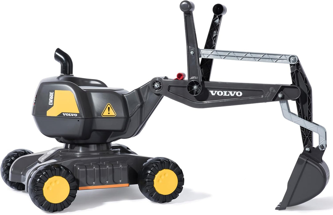 Rolly Toys rollyDigger Volvo EW160 Spielzeugbagger (für Kinder von 3-5 Jahre, Kunststoffbagger, Farb