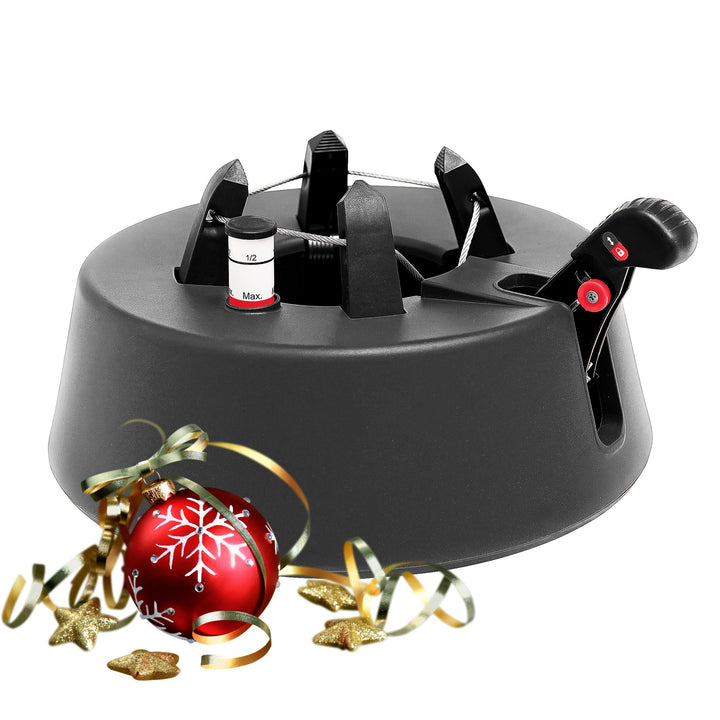 Christmas-World Christbaumständer, Modell Taunus, für Baumhöhe bis 2,25 m, Weihnachtsbaumständer Tan