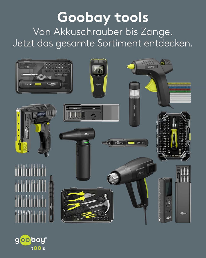 Goobay 41256 Pinzette Set mit rostfreien Flachpinzetten, Spitzpinzetten, Kreuzpinzetten plus Antista