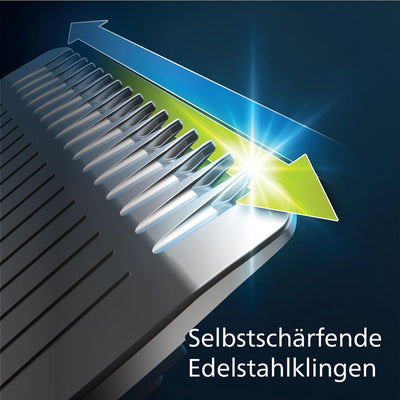 Philips Barttrimmer Series 3000 – Elektrischer Bartschneider für Herren mit Detail-Bartschneider, Li