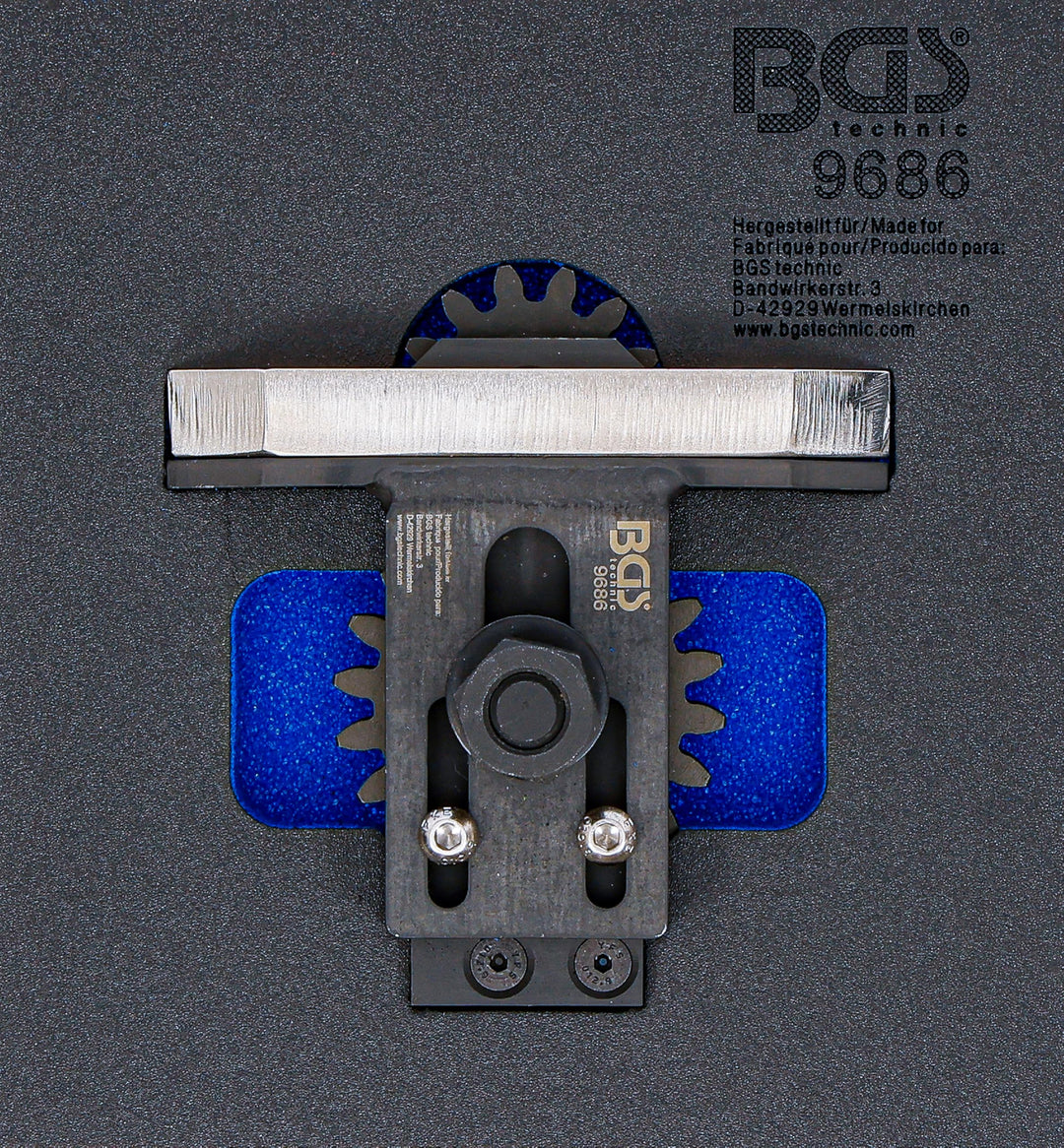 BGS 9686 | Werkstattwageneinlage 1/6: Kurbelwellen-Drehwerkzeug | für Iveco
