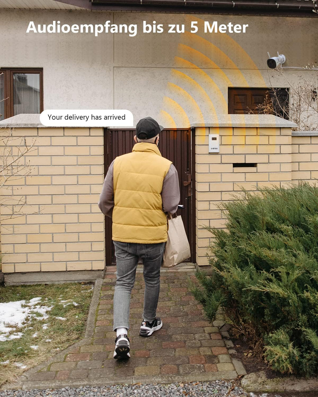 Imou 2K/3MP Überwachungskamera Aussen, WLAN IP Kamera Outdoor mit 30m Nachtsicht, AI Personenerkennu