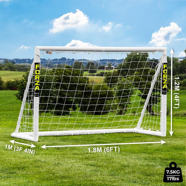 FORZA Fussballtore – die komplette Reihe – Tore mit einem Sperrsystem. 1,8m x 1,2m, 1,8m x 1,2m