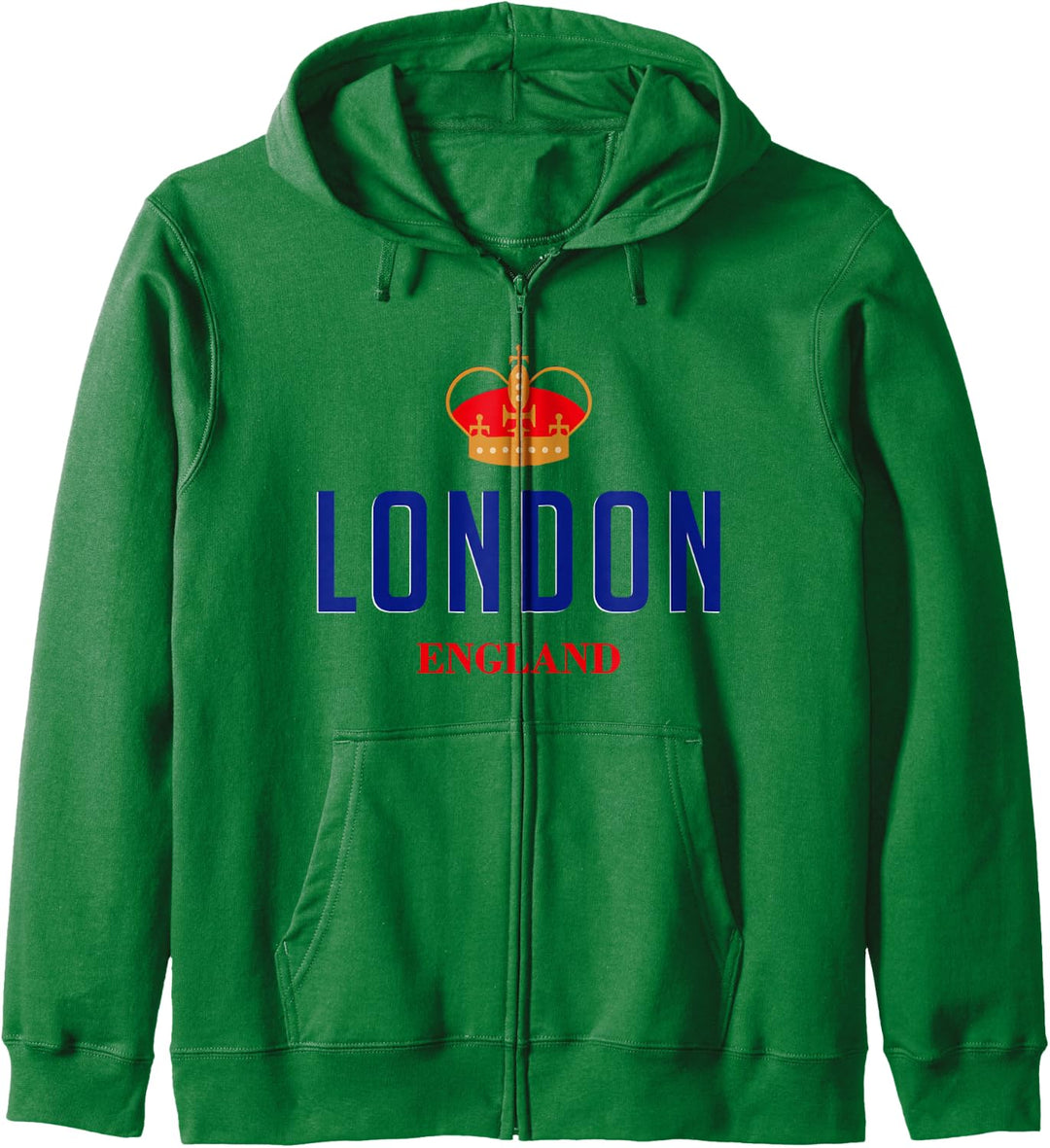 Royal London England Crown, London Wait For Me Travel London Kapuzenjacke