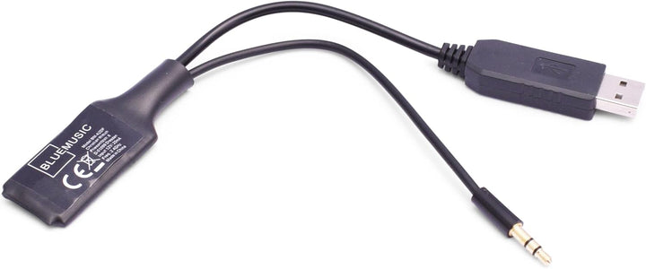 BlueMusic Bluetooth Audio Adapter kompatibel mit BMW E60 E90 E81 E87 X5 E70 Z4 E89 USB/AUX Audio (fü