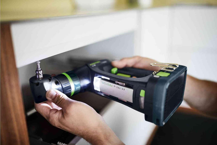 Festool Akku-Bohrschrauber C 18 HPC 4,0 I-Plus (mit Akkupacks BP 18 Li 4,0, Schnellladegerät, Werkze