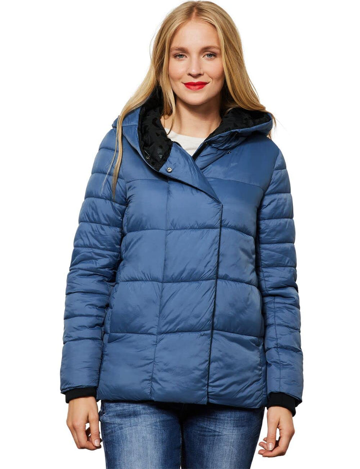 STREET ONE Damen Winterjacke 38 Stormy Blue, 38 Stormy Blue
