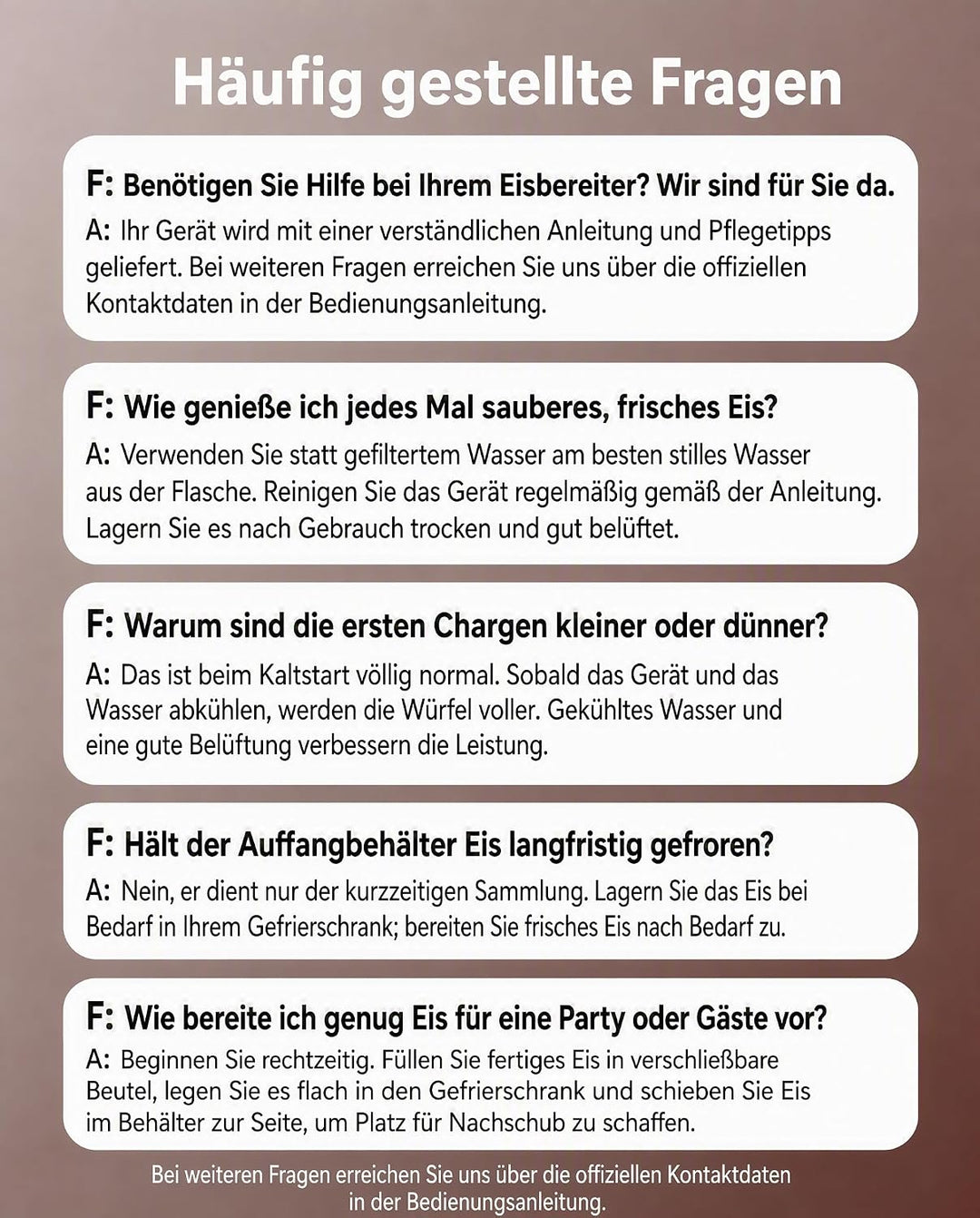 Silonn Eiswürfelmaschine mit Tragegriff &amp; Eiskorb, Mini Ice Maker mit Selbstreinigung, 9 Eiswürfel i