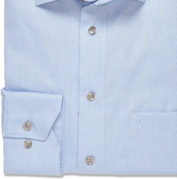 Marvelis Herren Businesshemd Langarm 720814,Einfarbig,Modern Fit,New Kent 38 Bleu 11, 38 Bleu 11
