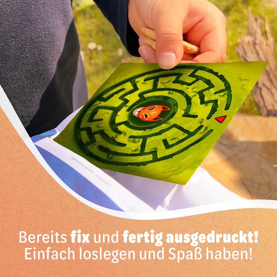 Deine fantastische Schatzsuche – Die Ninja Prüfung – Schnitzeljagd Spiel für 1 bis 7 Kinder von 5 bi