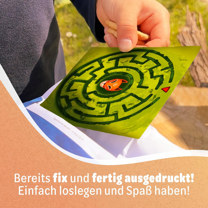 Deine fantastische Schatzsuche – Die Ninja Prüfung – Schnitzeljagd Spiel für 1 bis 7 Kinder von 5 bi