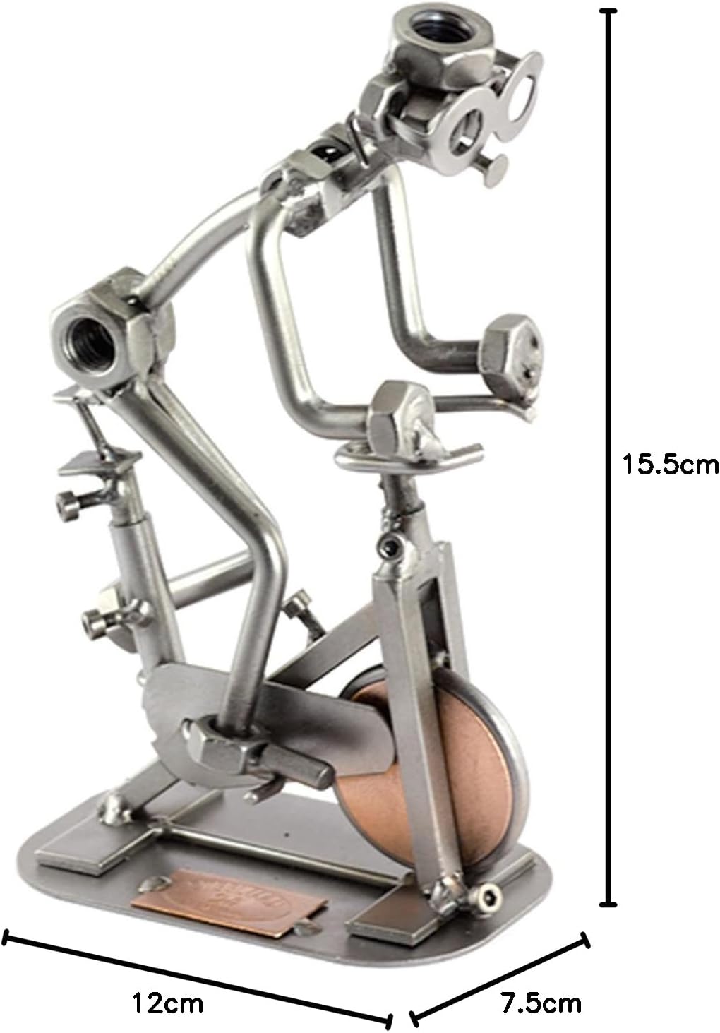Steelman24 I Schraubenmännchen Spinning I Made in Germany I Handarbeit I Geschenkidee I Stahlfigur I
