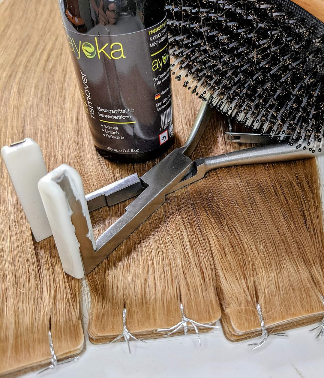 Invisible Tape In Extensions Echthaar Hair Extensions Haarverlängerung in Salon Qualität 10 Stück 45