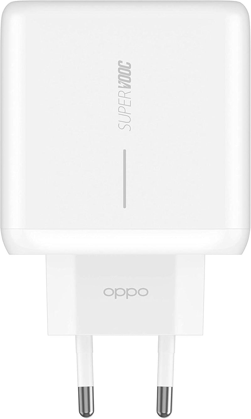 OPPO VOOC Adapter mit 65 Watt Netzteil mit USB, Weiss, 65 Watt