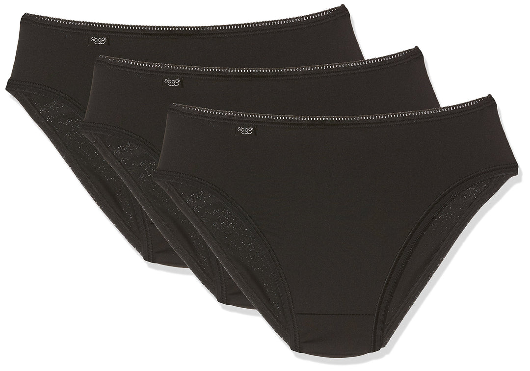 Sloggi Damen Sloggi 24/7 Microfibre H Tai C3p Unterhose (3er Pack) 48 Schwarz (Noir), 48 Schwarz (No