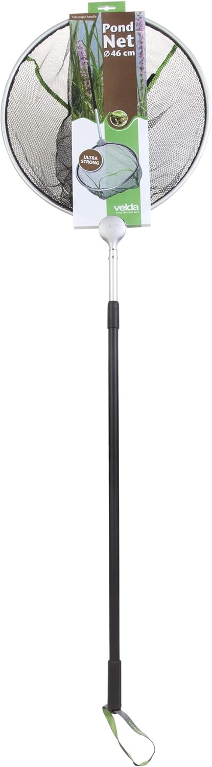 velda Teichkescher rund 46 cm mit Teleskopstiel