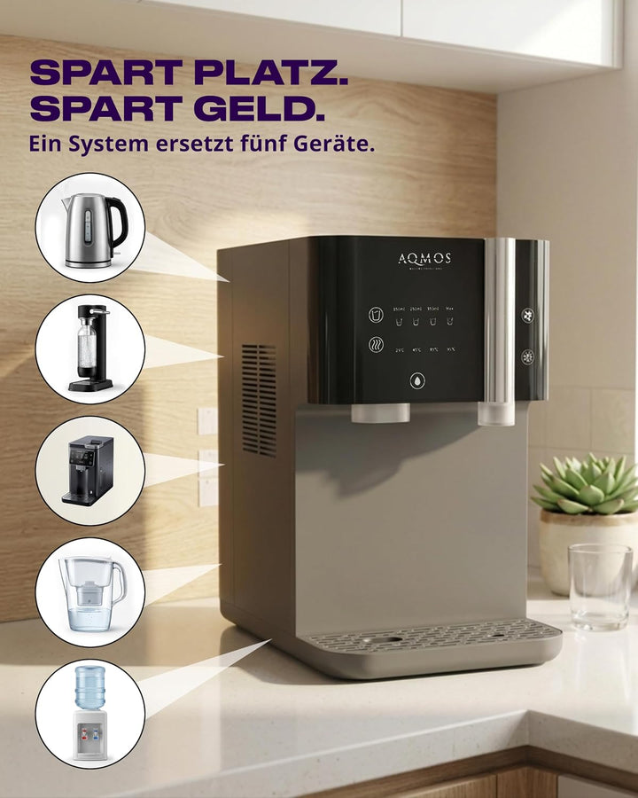 AQMOS Wasserspender Drinking (Schwarz), Schwarz