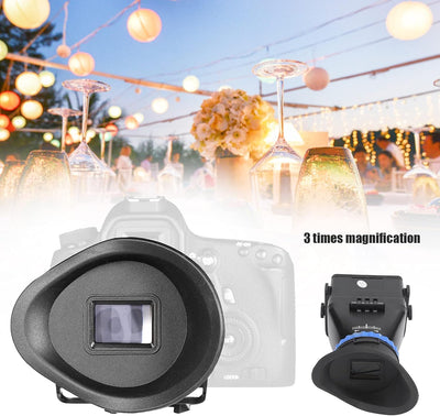 ST-1-Kamera-Bildschirmsucher, Sucher mit 3-facher Lupe für Kamera-Camcorder mit 3 Zoll/3,2 in Bildsc