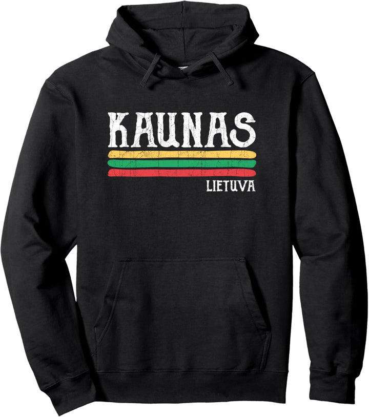 Vintage Kaunas Litauen Litauisch Pullover Hoodie