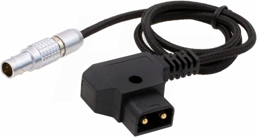 HangTon Flexibles geflochtenes D-Tap auf 0B 2 Pin Netzkabel für Teradek Bolt Bond, Transvideo SmallH