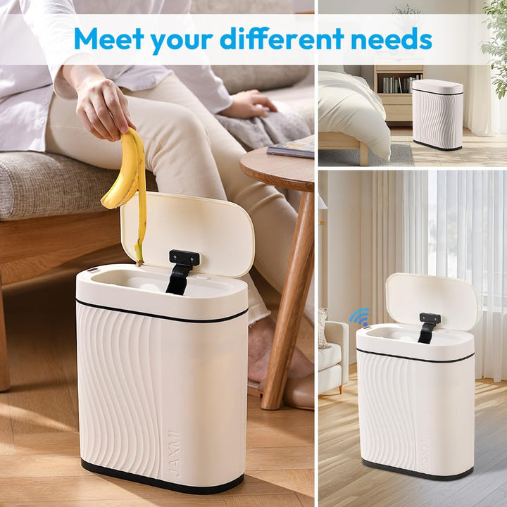 Mülleimer mit Sensor 8L Badezimmer Mülleimer,Automatischer Mülleimer mit Deckel Mülleimer Schmal - G