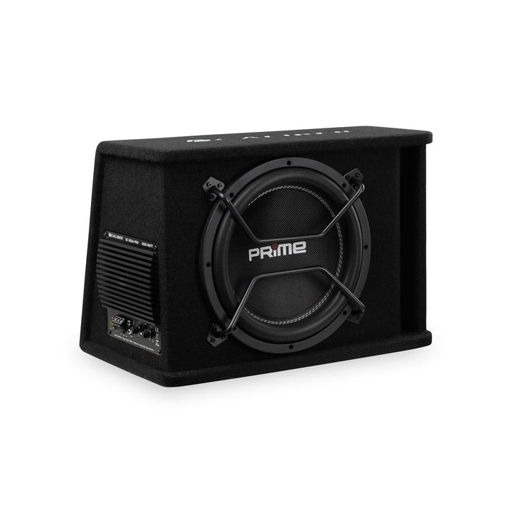 Caliber BC112SA-PRO Subwoofer Aktiv Set für Auto – 12 Zoll Bassbox mit Verstärker – 500W RMS – 1000W