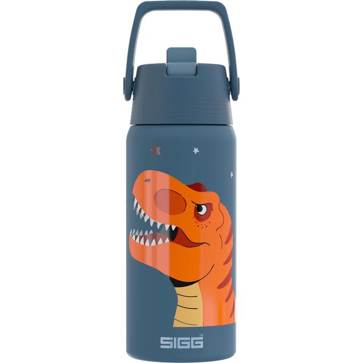 SIGG - Isolierte Trinkflasche Kinder - Shield Therm FLIP T-Rex - Auslaufsicher - Spülmaschinenfest -