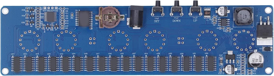 Nixie-Röhrenuhr-Bausatz – Mehrfarbiges 2/24-Stunden-IN14-Röhrenuhr-Montageset, Komplette Nixie-Röhre