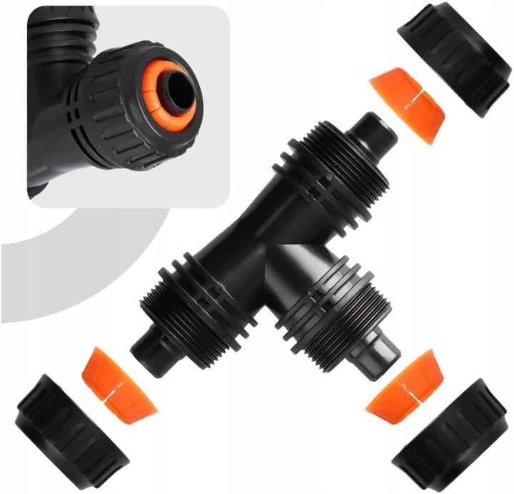 Anschluss für Gartenschlauch, Kupplung, Schlauchverbinder, Kompatibel mit Gardena Schlauchtrommel, B