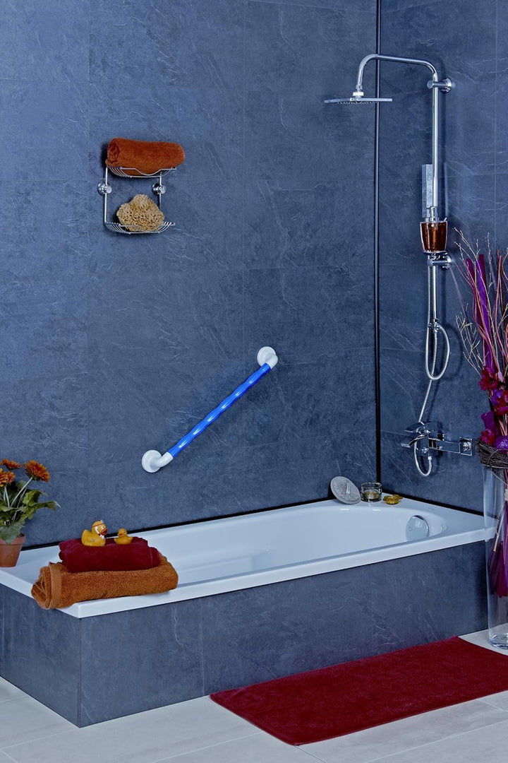 Haltegriff - Kunststoff, ergonomisch, 600 mm, blau 600 mm Blau, 600 mm Blau