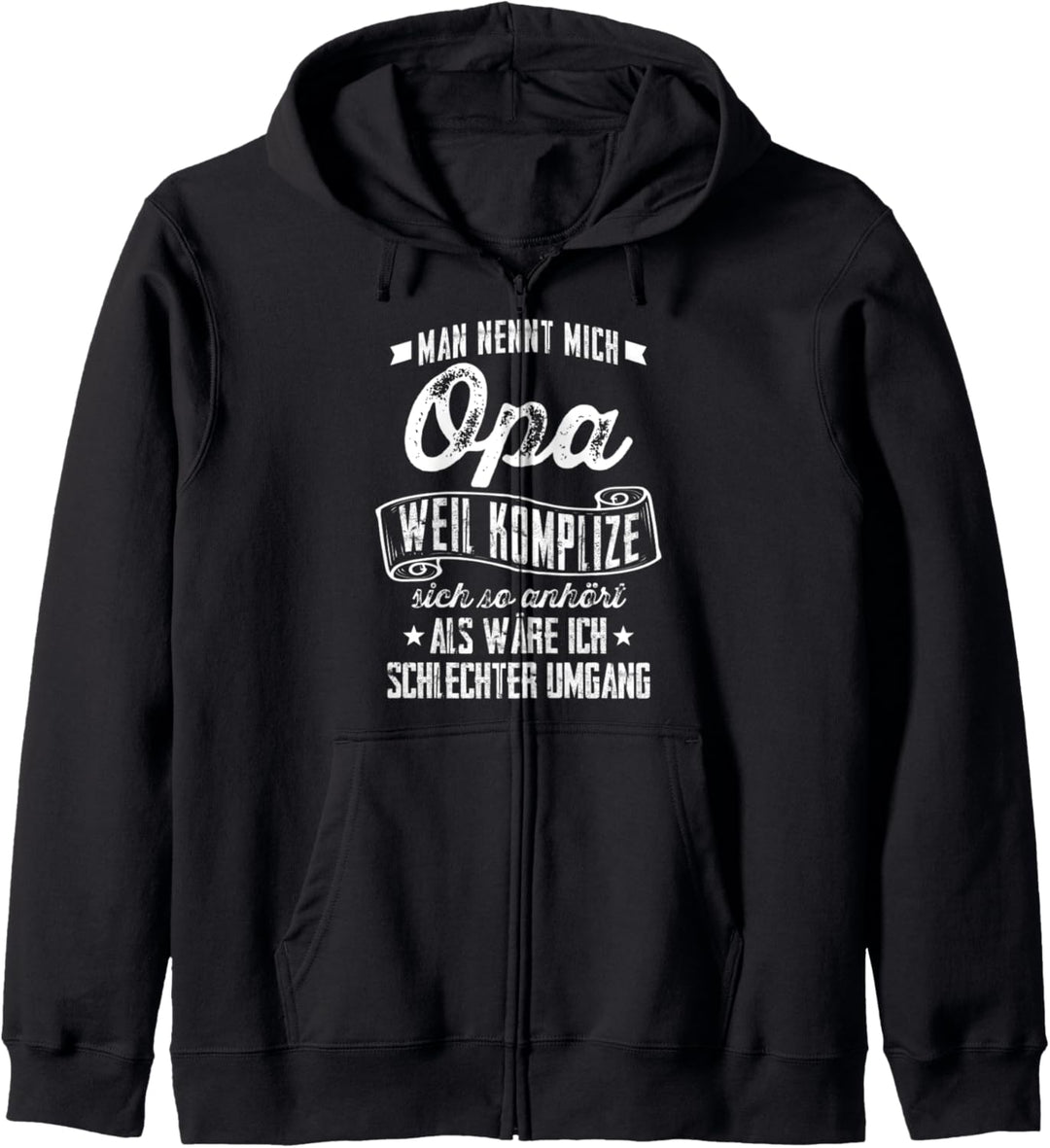 Opa = Komplize? - Lustiges Grossvater Kapuzenjacke