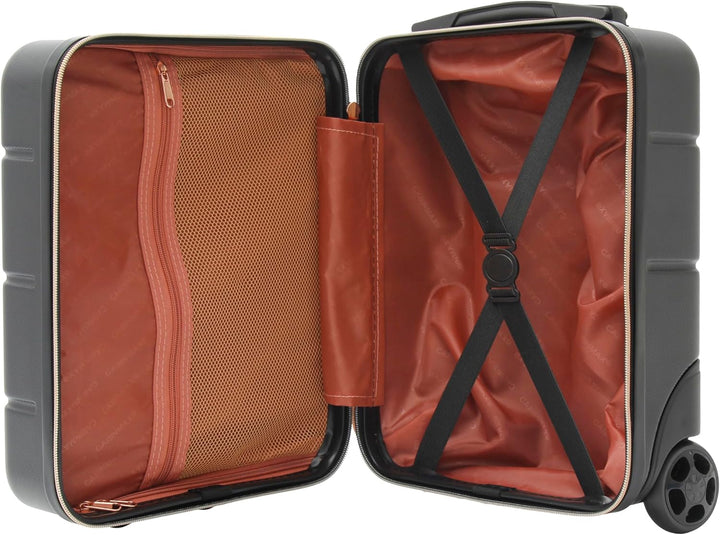 Cabin Max Anode Hartschalen Trolley 40x30x20 cm | 24L Handgepäck Koffer für Ryanair, Vueling & Wizz