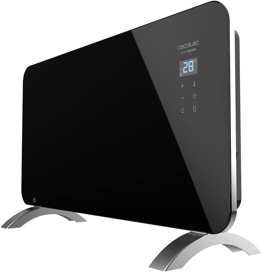 Cecotec Heizkonvektor mit Glasplatte Ready Warm 6670 Crystal Connection. 1500 W, WiFi-Steuerung, ein