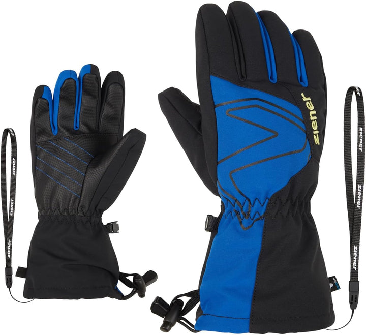 Ziener Kinder Laval Ski-Handschuhe/Wintersport | wasserdicht, extra warm, Wolle 6.5 cobalt blue, 6.5