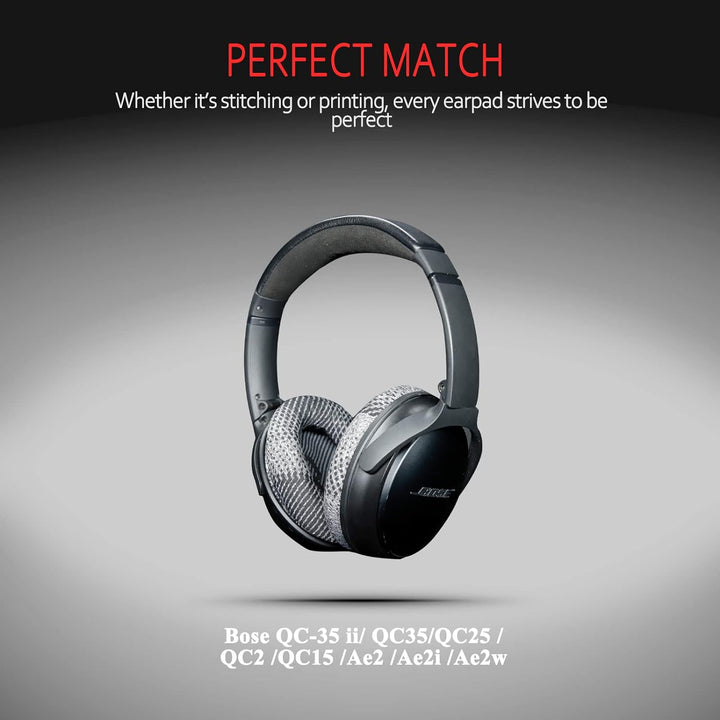 Professionelle Bose Kopfhörer-Ersatz-Ohrpolster, passend für Bose QuietComfort 35 ii/QC35/QC25/QC2/Q
