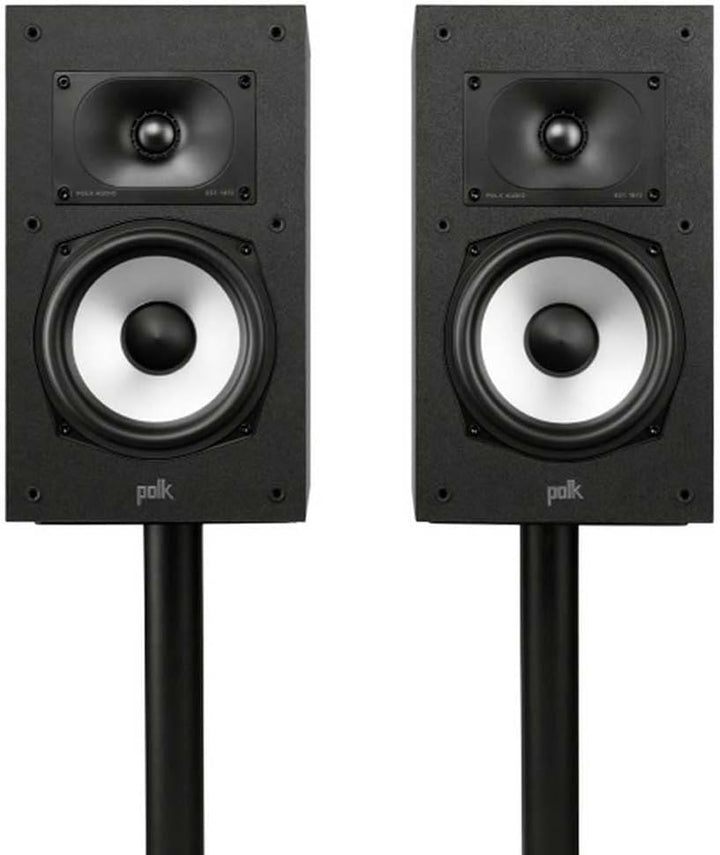 Polk Audio Monitor XT20 Regallautsprecher, Stereolautsprecher, Surround Lautsprecher, Hi-Res Zertifi