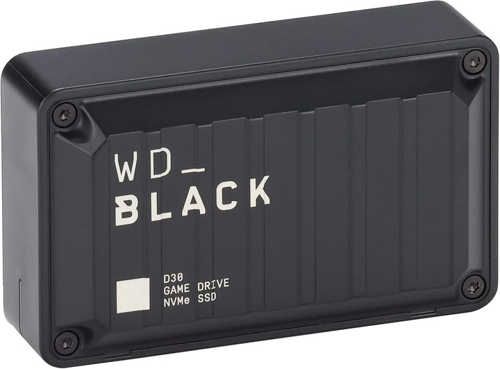 WD_BLACK D30 Game Drive SSD 1 TB (Übertragung mit 900 MB/s, USB Typ-C zu Typ-A Kabel) kompatibel mit