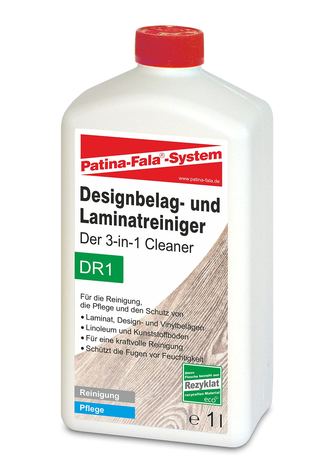 Patina-Fala DR1 Designbelag- und Laminatreiniger 1 L - Bodenreiniger und Fugenschutz