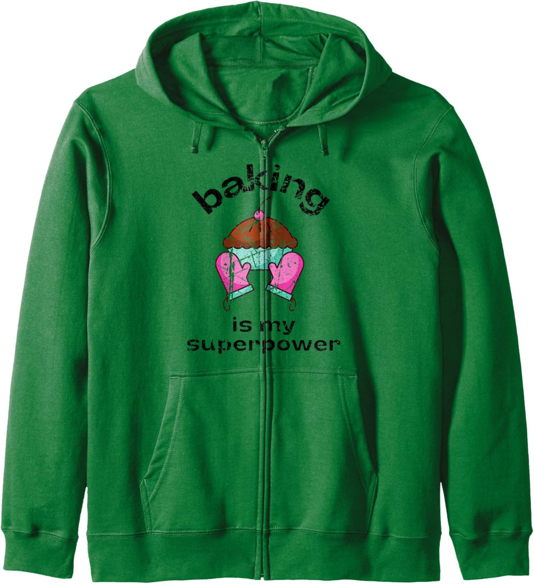 Bake The World A Better Place Funny Baker Design Baking Kapuzenjacke