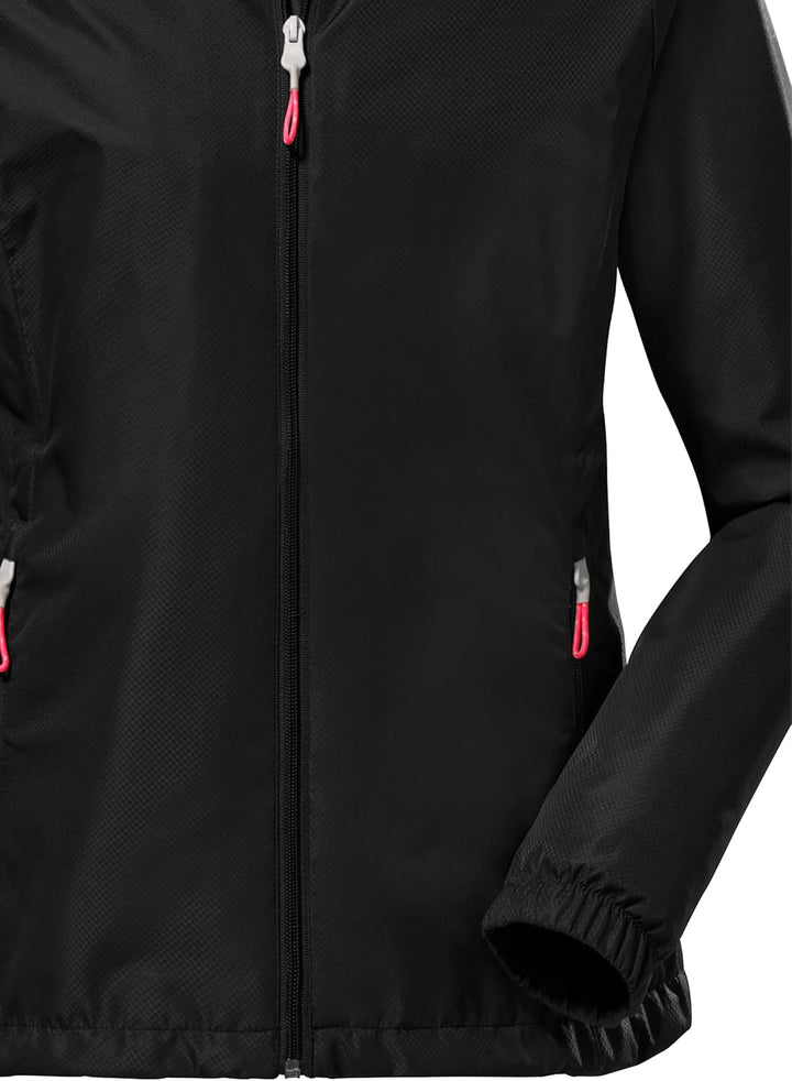 Killtec Damen Kos 15 Wmn Jckt Funktionsjacke mit Kapuze, packbar 36 Schwarz, 36 Schwarz