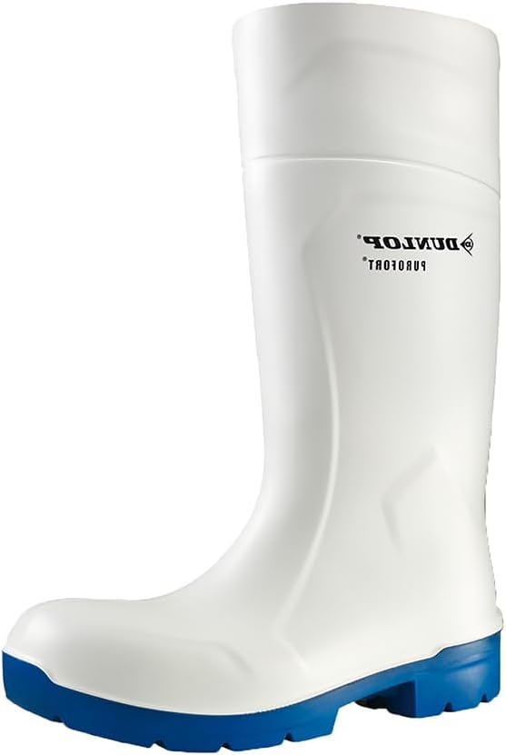 Dunlop PUROFORT MultiGrip Safety weiss, Arbeitsgummistiefel 42 EU Weiss, 42 EU Weiss