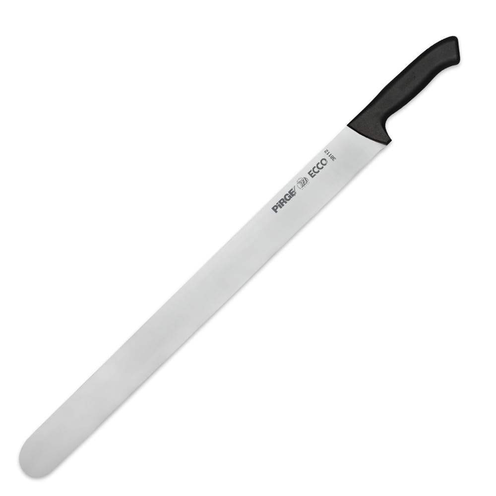 Pirge Ecco Dönermesser 55 cm Schwarz - Aufschnittmesser - Schärfstes Döner Langmesser - Schneidemess