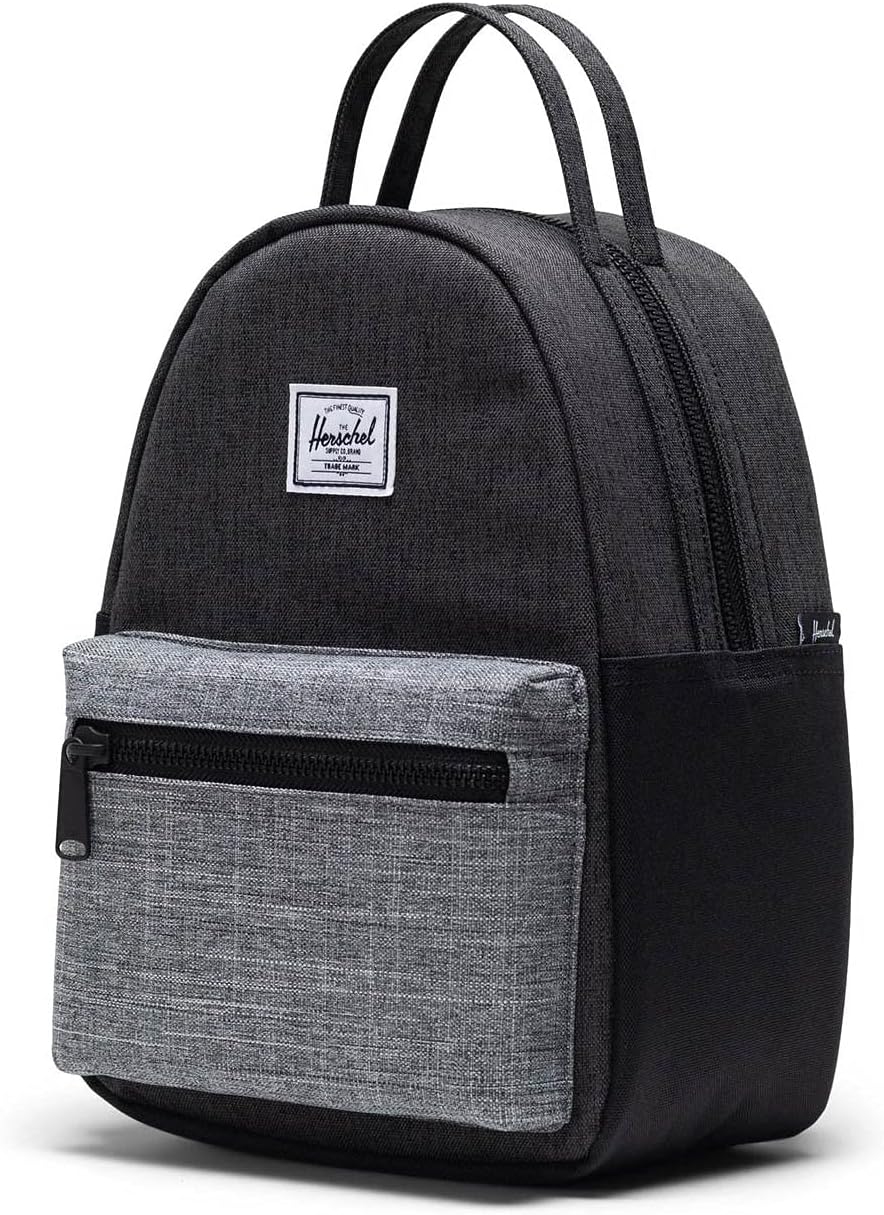 Herschel Unisex-Erwachsene Nova Mini Rucksack Einheitsgrösse Schwarz Crosshatch/Schwarz/Raven Crossh