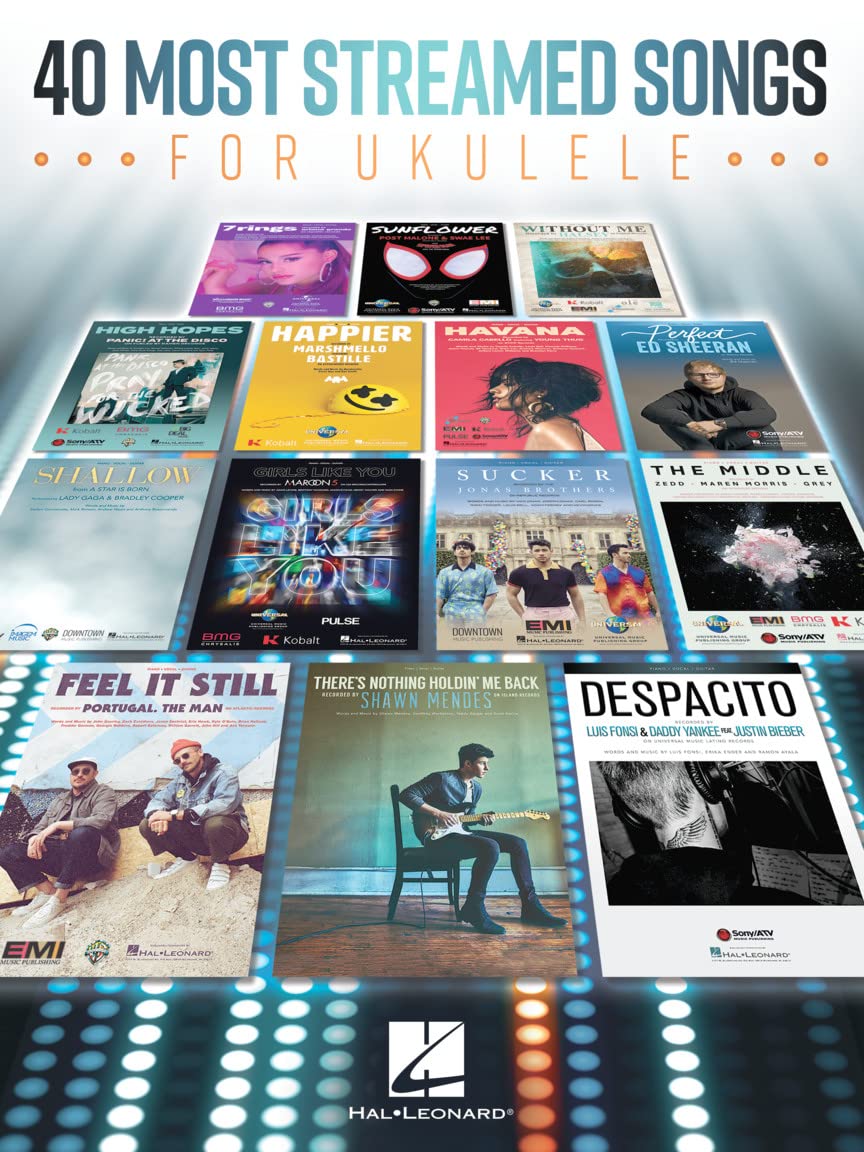 40 Most Streamed Songs for Ukulele, Taschenbuch