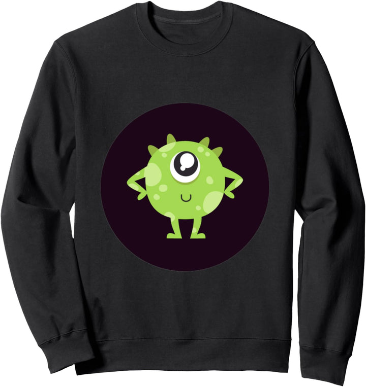 Cute Alien Monster From Outer Space Funny Sweatshirt